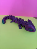 Articulated Cyber Dragon | 3D Printed Robotic Dragon | Futuristic Desk Companion | Flexi Dragon Toy